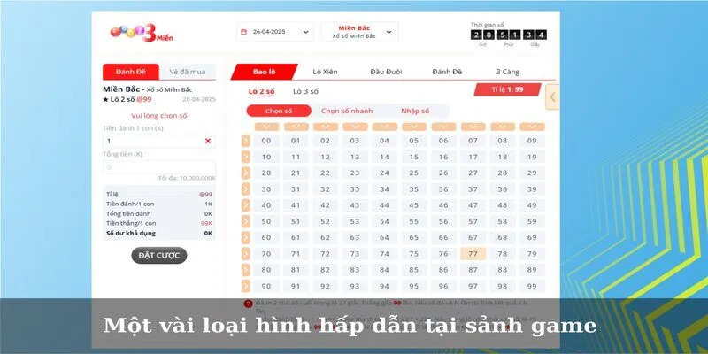 Lô Đề 8Live - Sân Chơi Giải Trí Uy Tín Nhất Năm 2025 Một vài loại hình hấp dẫn tại sảnh game